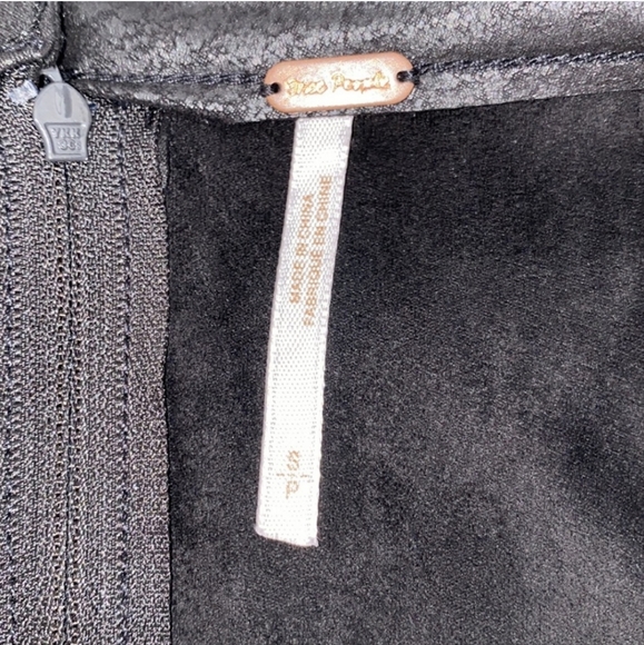 Free People Black Suede Skirt - Picture 8 of 9